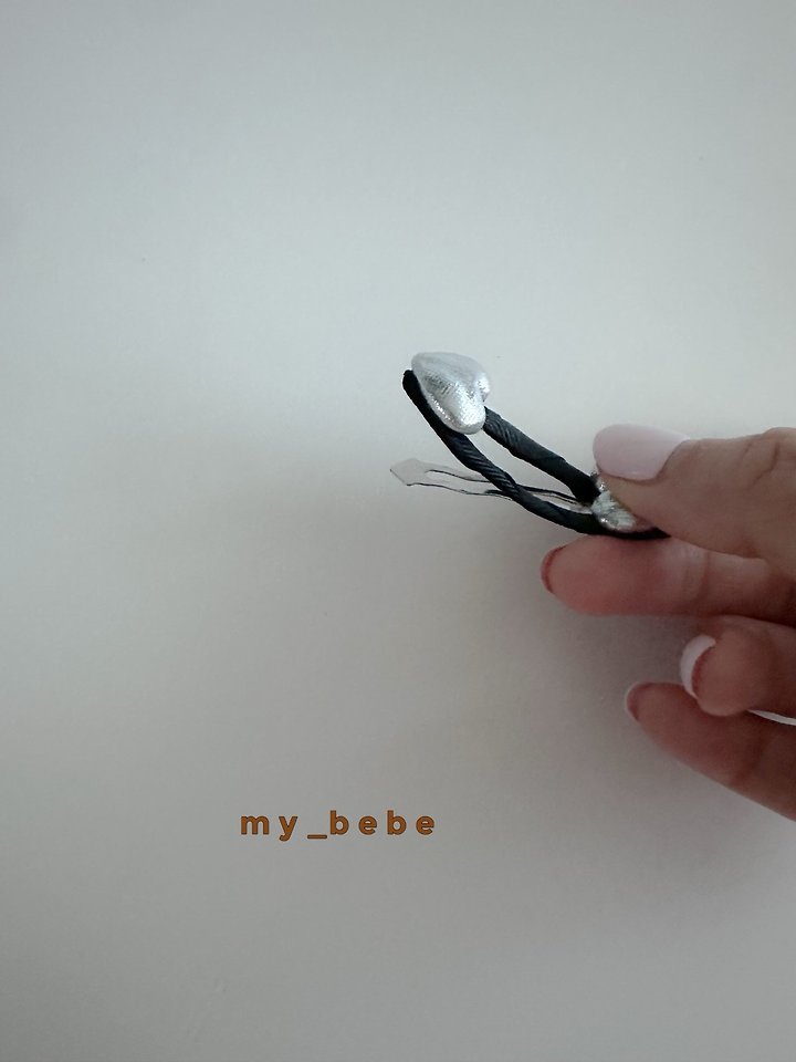 My Bebe - Korean Baby Fashion - #babyfever - Heart Snap Hair Clips - 6