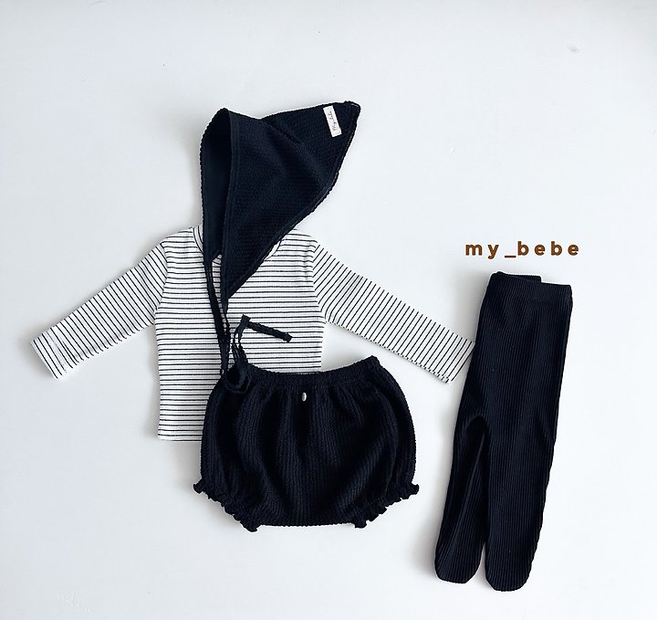 My Bebe - Korean Baby Fashion - #babyfever - Basic Rib Long Sleeve Tee - 12