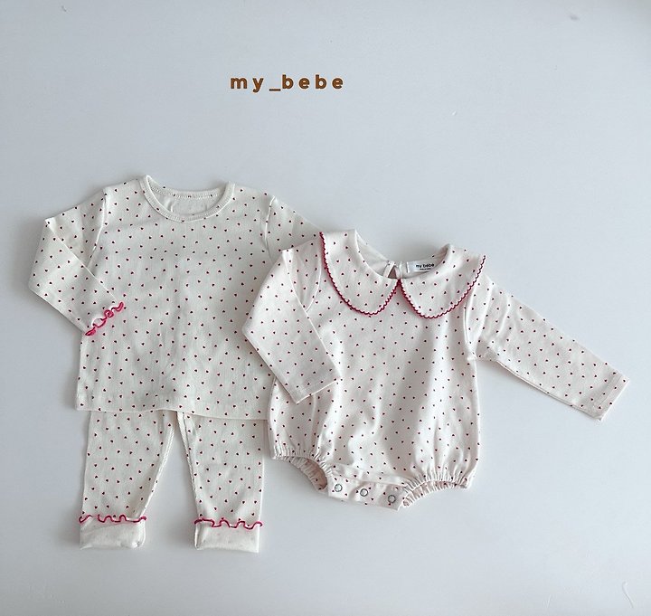 My Bebe - Korean Baby Fashion - #babygirlfashion - Fine Rib Easywear - 8