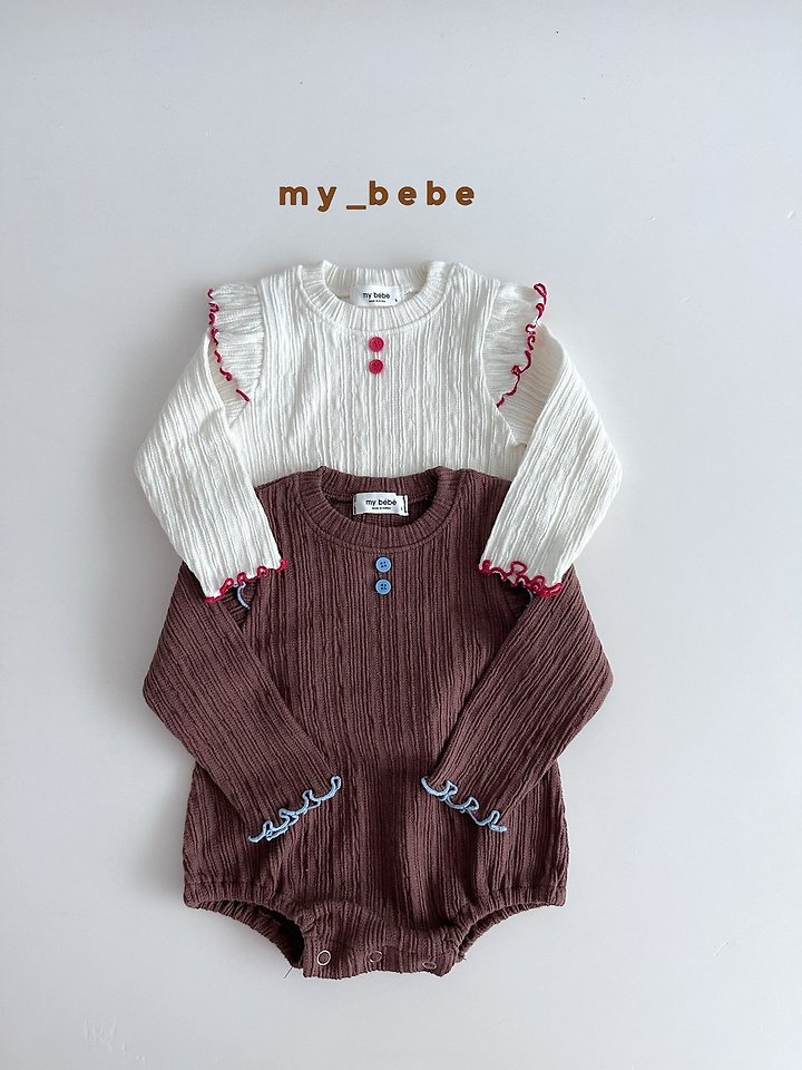 My Bebe - Korean Baby Fashion - #babygirlfashion - Autumn Double Wave Suit - 3