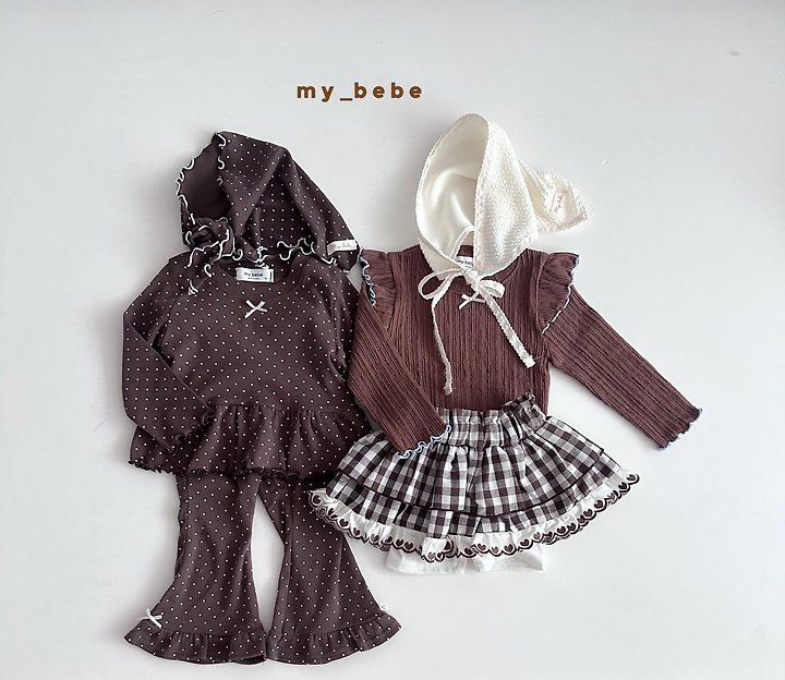 My Bebe - Korean Baby Fashion - #babygirlfashion - Rib Kerchief - 12