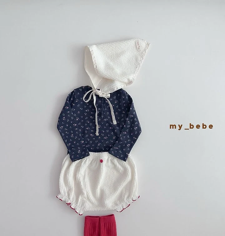 My Bebe - Korean Baby Fashion - #babygirlfashion - Henley Long Sleeve Tee - 12