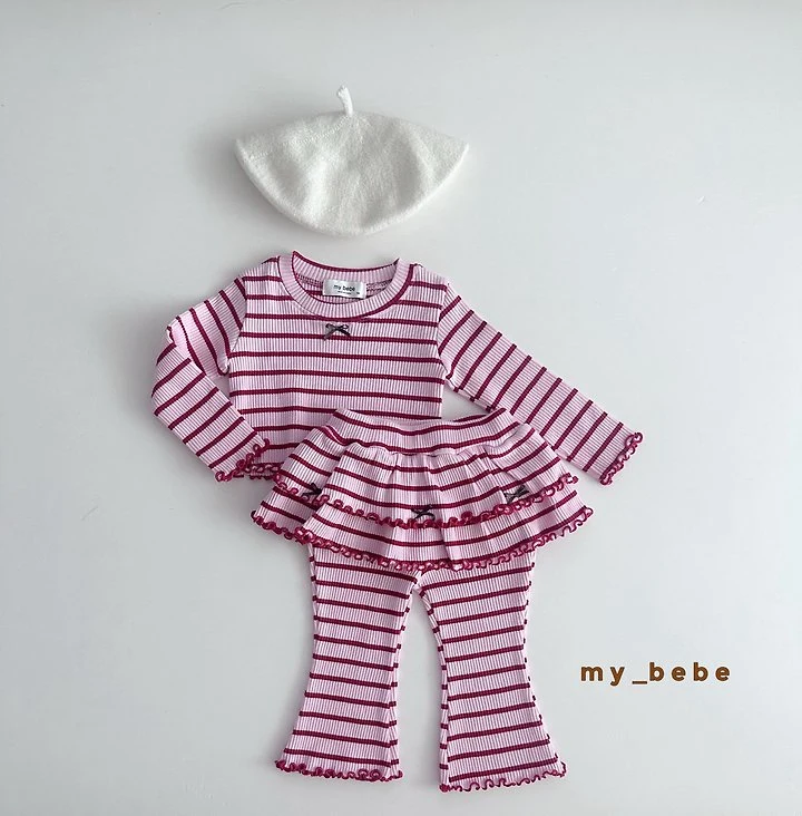 My Bebe - Korean Baby Fashion - #babygirlfashion - 26 Lover Crop Tee - 11