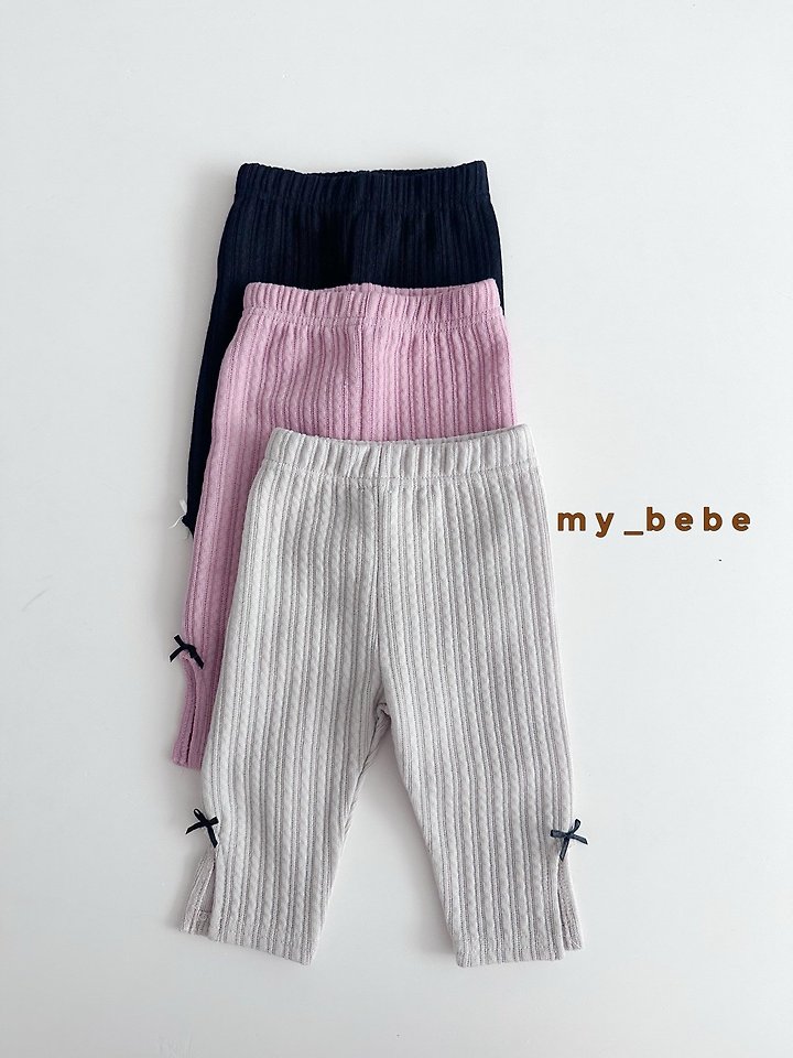 My Bebe - Korean Baby Fashion - #babygirlfashion - Capri Pants - 2