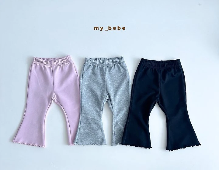 My Bebe - Korean Baby Fashion - #babygirlfashion - Basic Bootcut Pants