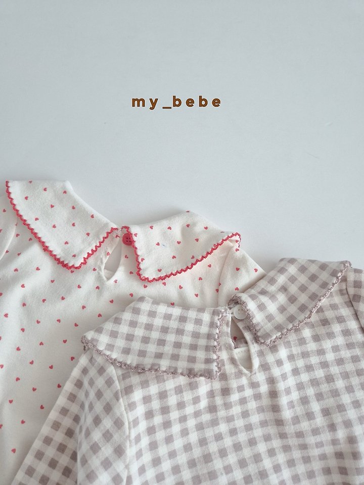 My Bebe - Korean Baby Fashion - #babylifestyle - Pintuck Collar Suit - 8