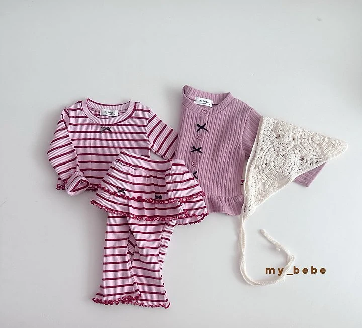 My Bebe - Korean Baby Fashion - #babylifestyle - 26 Lover Crop Tee - 12