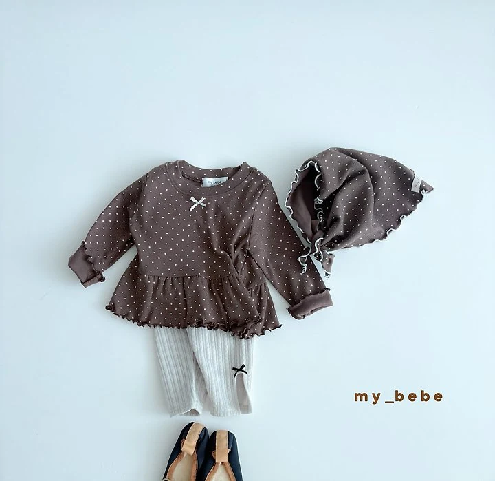 My Bebe - Korean Baby Fashion - #babylifestyle - Ruffle Ribbon Tee - 11