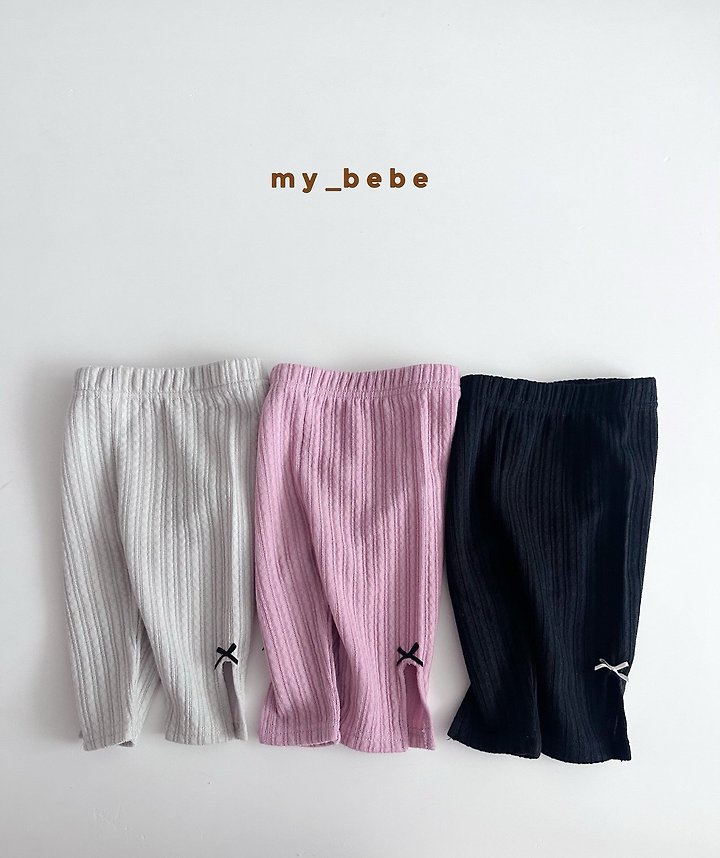My Bebe - Korean Baby Fashion - #babylifestyle - Capri Pants - 3