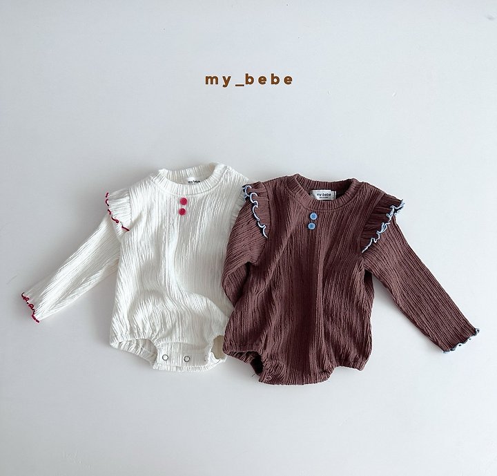 My Bebe - Korean Baby Fashion - #babyoninstagram - Autumn Double Wave Suit - 5
