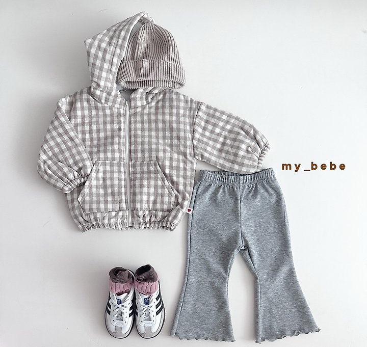 My Bebe - Korean Baby Fashion - #babyoninstagram - Bonded Hood Zip-Up - 7