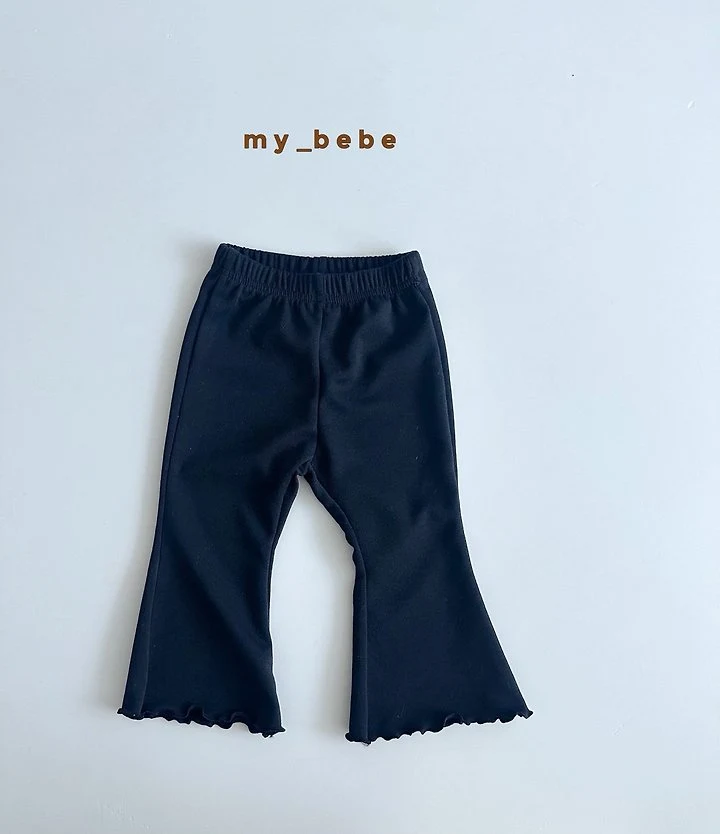 My Bebe - Korean Baby Fashion - #babyoninstagram - Basic Bootcut Pants - 3