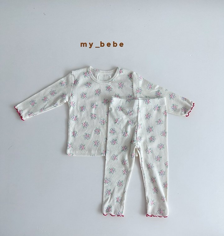 My Bebe - Korean Baby Fashion - #babyootd - Fine Rib Easywear - 11