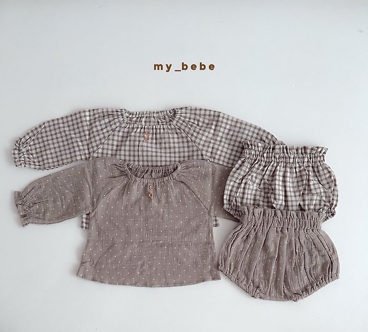 My Bebe - Korean Baby Fashion - #babyootd - Autumn Bloomer Set - 3