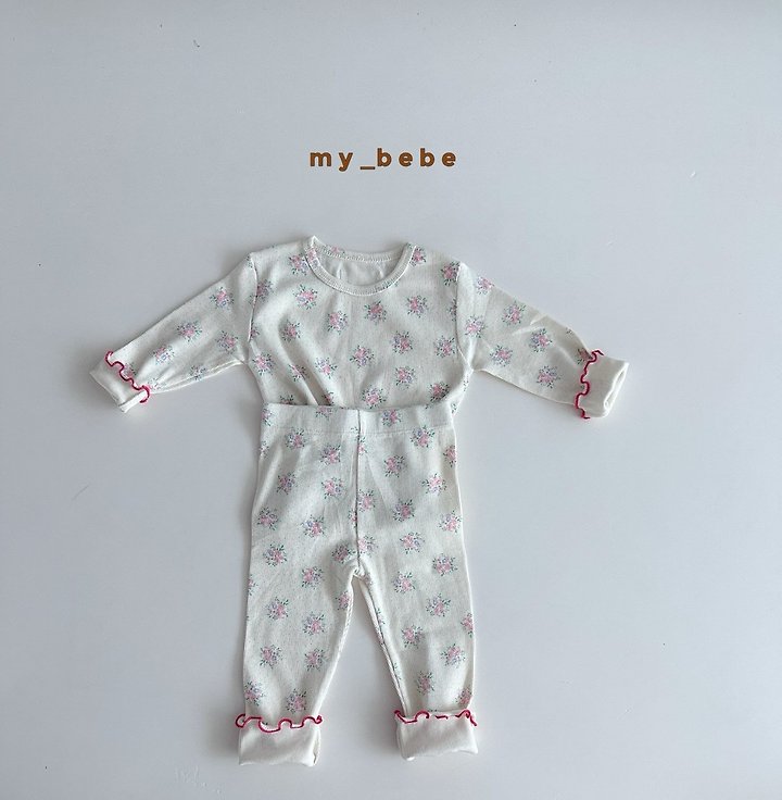 My Bebe - Korean Baby Fashion - #babyoutfit - Fine Rib Easywear - 12