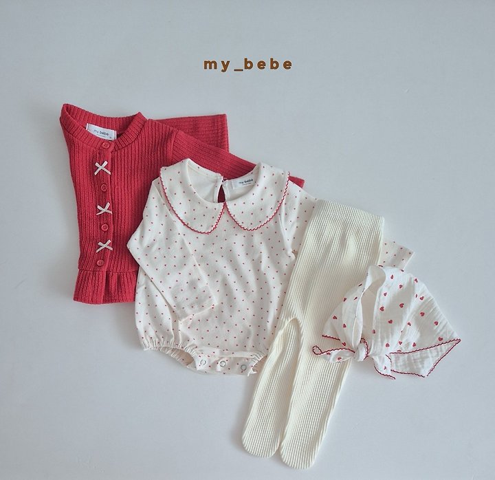 My Bebe - Korean Baby Fashion - #babyoutfit - Pintuck Collar Suit - 11