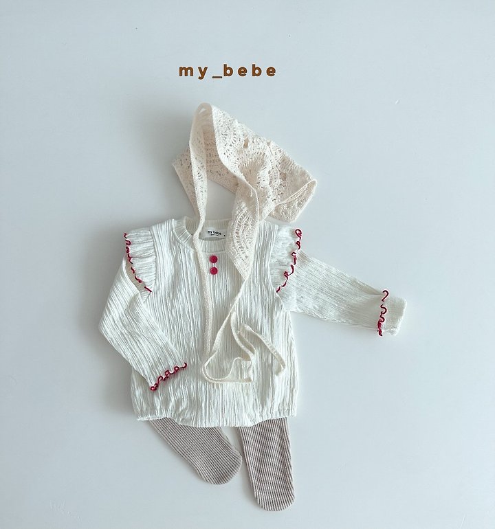My Bebe - Korean Baby Fashion - #babyoutfit - Autumn Double Wave Suit - 8