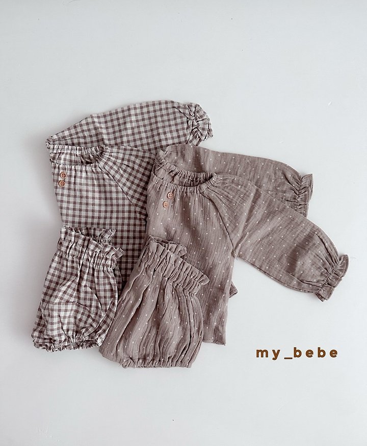 My Bebe - Korean Baby Fashion - #babyootd - Autumn Bloomer Set - 4