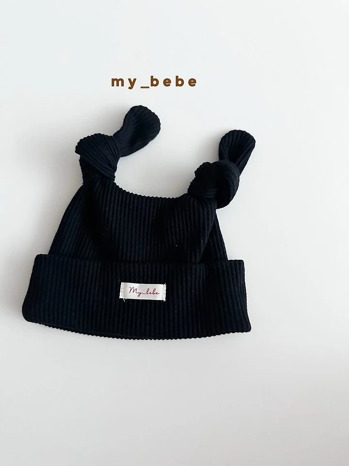 My Bebe - Korean Baby Fashion - #babyoutfit - Horn Rib Beanie - 7