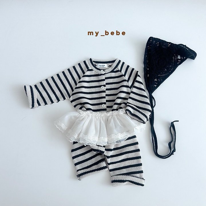 My Bebe - Korean Baby Fashion - #babywear - Autumn Henley Suit - 11