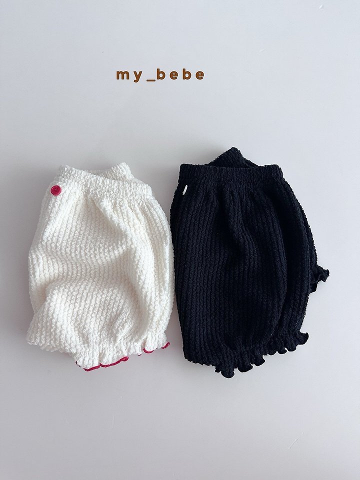 My Bebe - Korean Baby Fashion - #babywear - Teddy Fleece Bloomers - 5