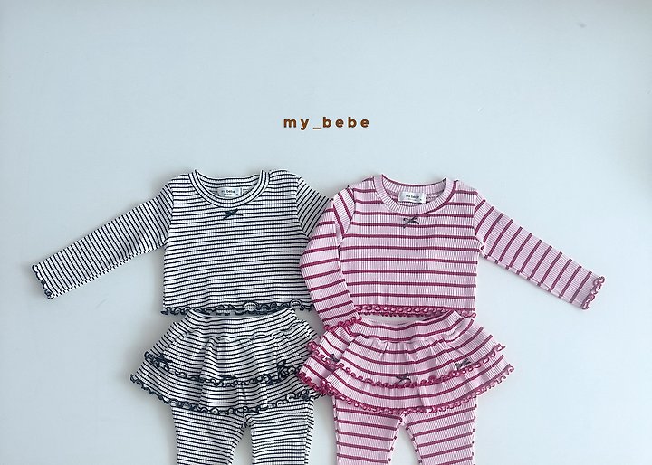 My Bebe - Korean Baby Fashion - #babywear - 26 Lover Crop Tee - 2