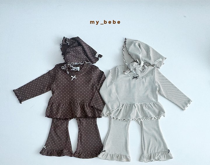 My Bebe - Korean Baby Fashion - #babywear - Ruffle Ribbon Tee