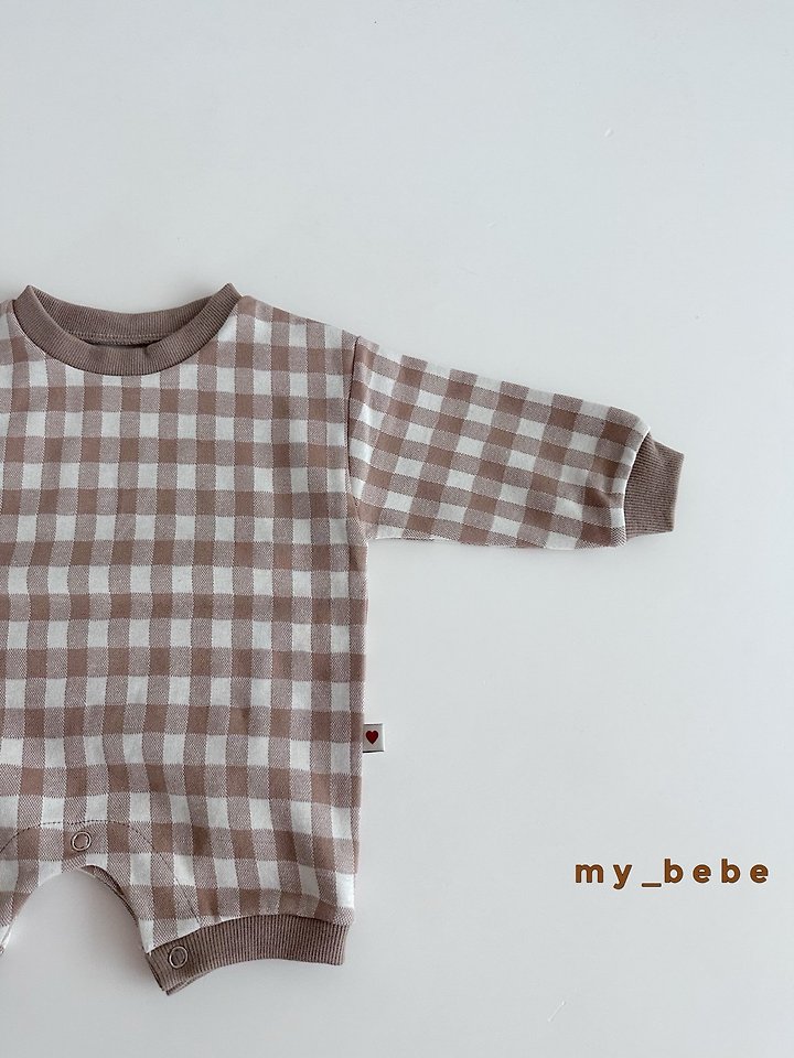 My Bebe - Korean Baby Fashion - #onlinebabyboutique - Jacquard Bodysuit (Bonnet Set) - 8