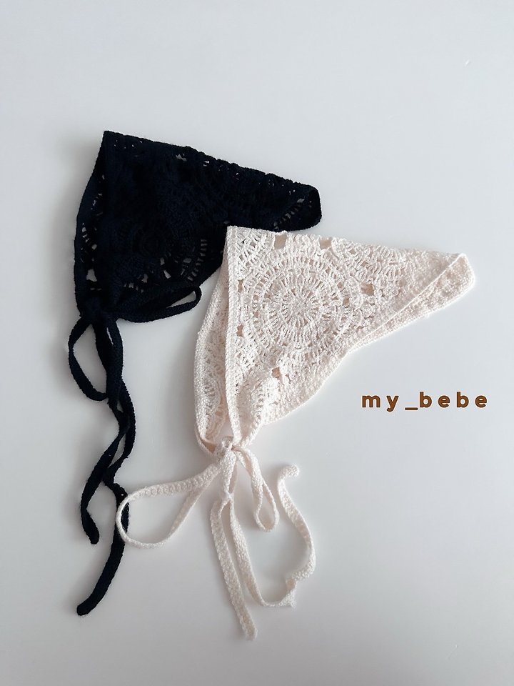 My Bebe - Korean Baby Fashion - #onlinebabyboutique - Knit Kerchief - 2