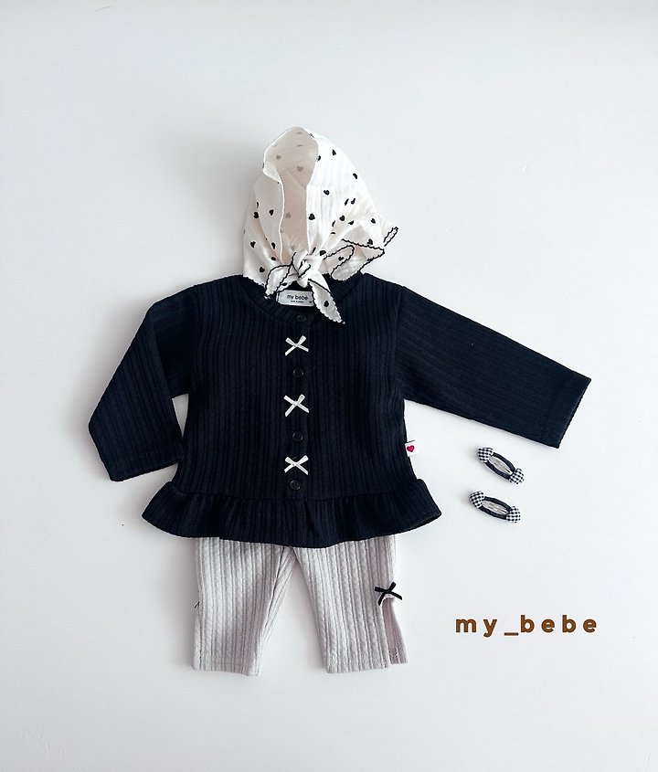 My Bebe - Korean Baby Fashion - #onlinebabyboutique - Autumn Pintuck Bonnet - 11