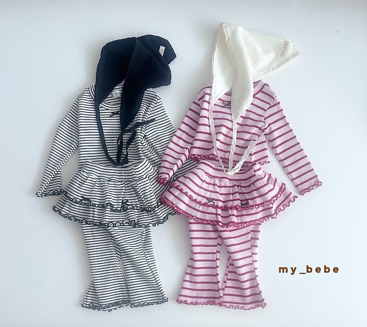 My Bebe - Korean Baby Fashion - #onlinebabyboutique - 26 Lover Crop Tee - 3