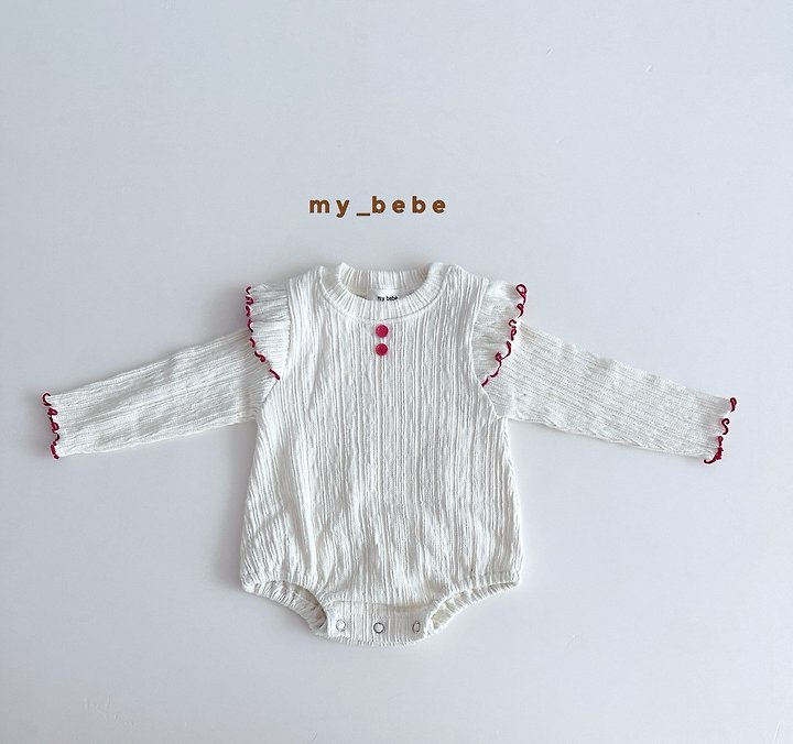 My Bebe - Korean Baby Fashion - #onlinebabyshop - Autumn Double Wave Suit - 11