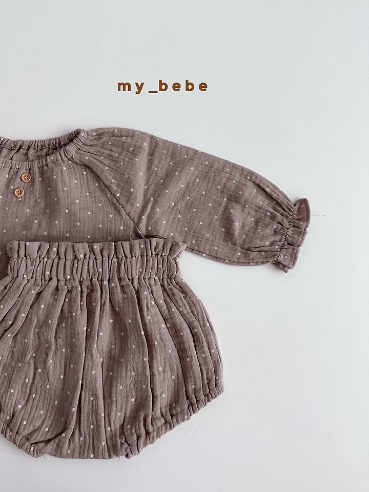 My Bebe - Korean Baby Fashion - #onlinebabyshop - Autumn Bloomer Set - 8