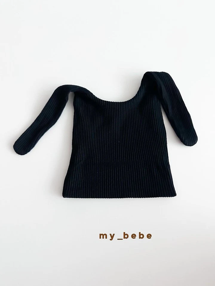 My Bebe - Korean Baby Fashion - #onlinebabyshop - Horn Rib Beanie - 11