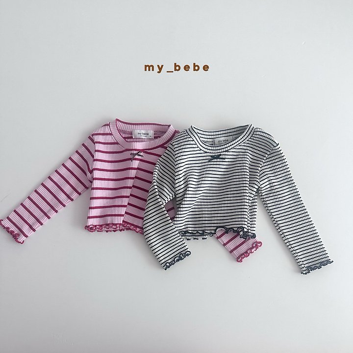 My Bebe - Korean Baby Fashion - #onlinebabyboutique - 26 Lover Crop Tee - 4