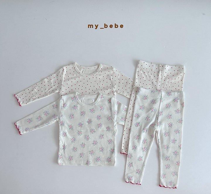 My Bebe - Korean Baby Fashion - #smilingbaby - Fine Rib Easywear - 2