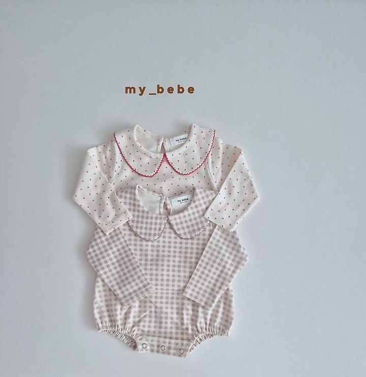 My Bebe - Korean Baby Fashion - #smilingbaby - Pintuck Collar Suit