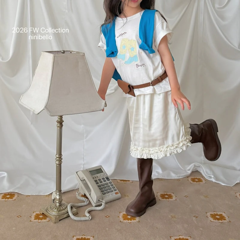 Ninibello - Korean Children Fashion - #Kfashion4kids - Western Short Sleeve Tee - 6