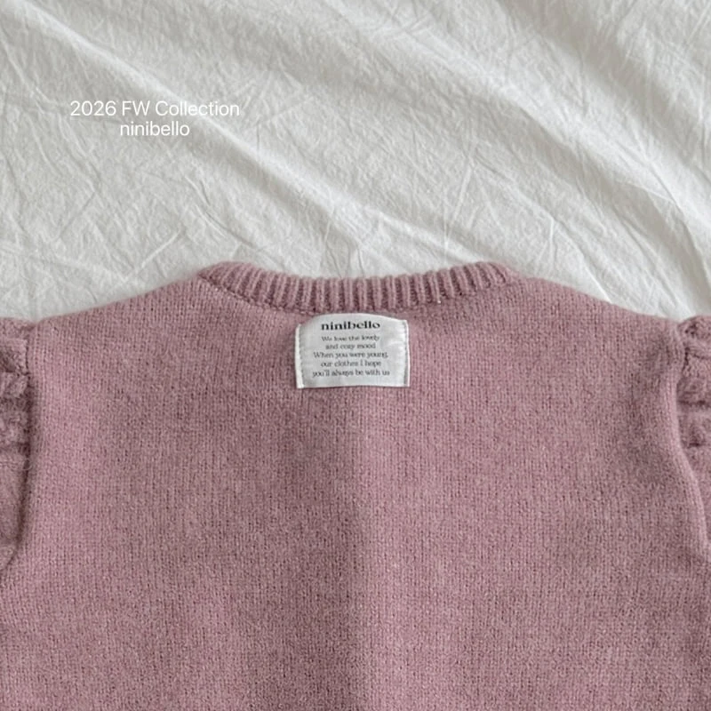 Ninibello - Korean Children Fashion - #Kfashion4kids - Mauve Knit Cardigan - 10