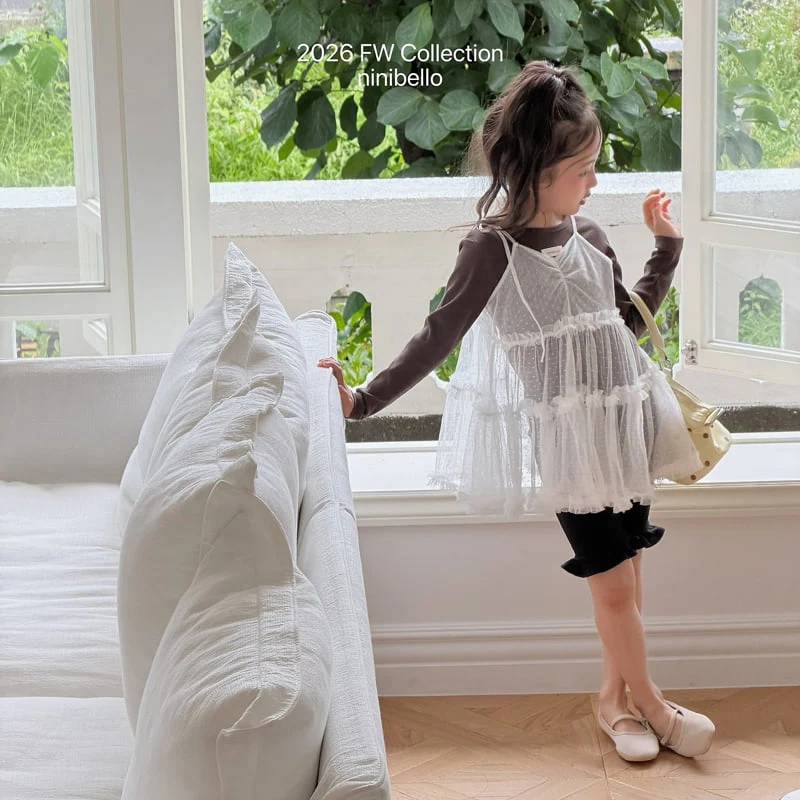 Ninibello - Korean Children Fashion - #Kfashion4kids - Sheer Layered One-piece - 8