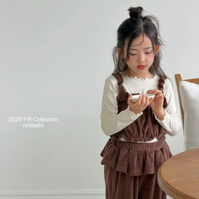Ninibello - Korean Children Fashion - #childrensboutique - Yum Terry Bustier - 11