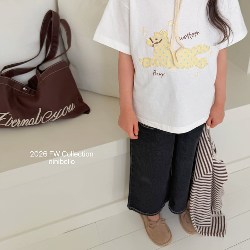 Ninibello - Korean Children Fashion - #childrensboutique - Penny Pocket Denim Pants - 10