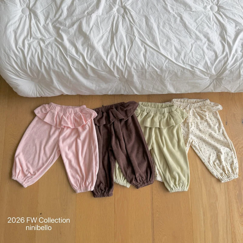 Ninibello - Korean Children Fashion - #designkidswear - Yum Terry Frill Bloomers