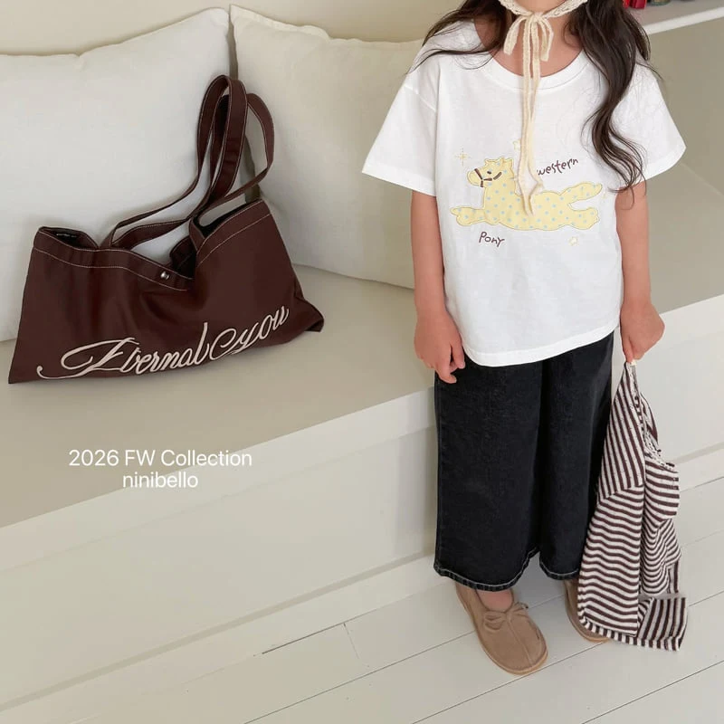 Ninibello - Korean Children Fashion - #designkidswear - Penny Pocket Denim Pants - 11