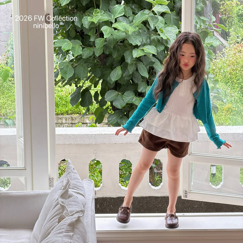 Ninibello - Korean Children Fashion - #designkidswear - Eyelet Tulip Layered Tee - 8