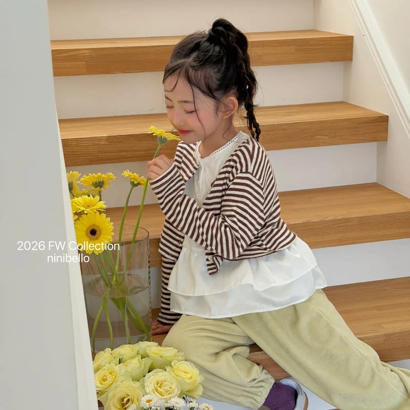 Ninibello - Korean Children Fashion - #discoveringself - Tammy Stripe Cardigan - 6