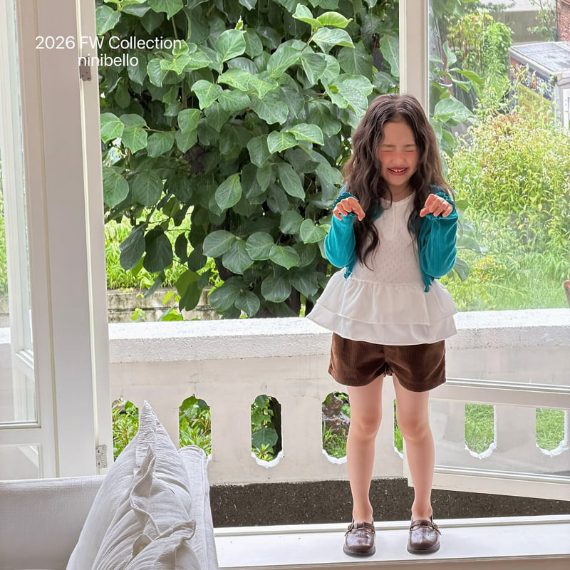 Ninibello - Korean Children Fashion - #fashionkids - Eyelet Tulip Layered Tee - 10
