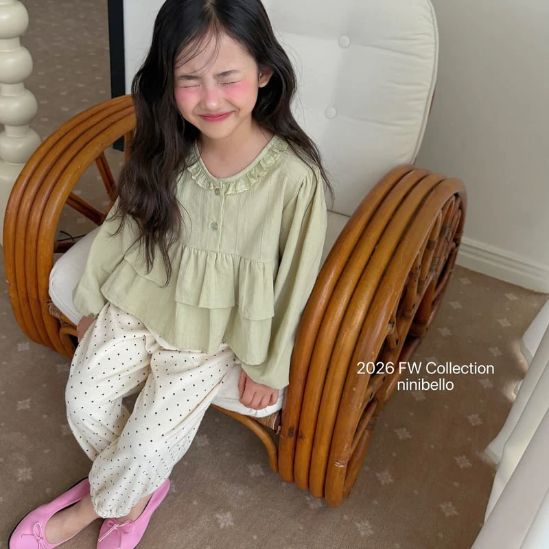 Ninibello - Korean Children Fashion - #kidsshorts - Monet Lace Blouse - 12