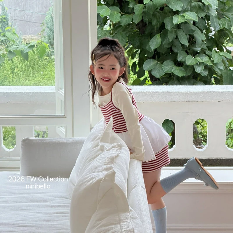 Ninibello - Korean Children Fashion - #kidsshorts - Tammy Stripe Bustier - 11