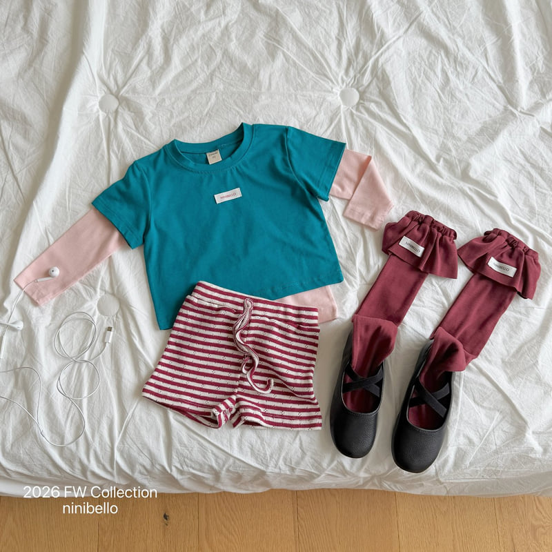 Ninibello - Korean Children Fashion - #kidsshorts - Pintuck Frill Knee Socks - 10